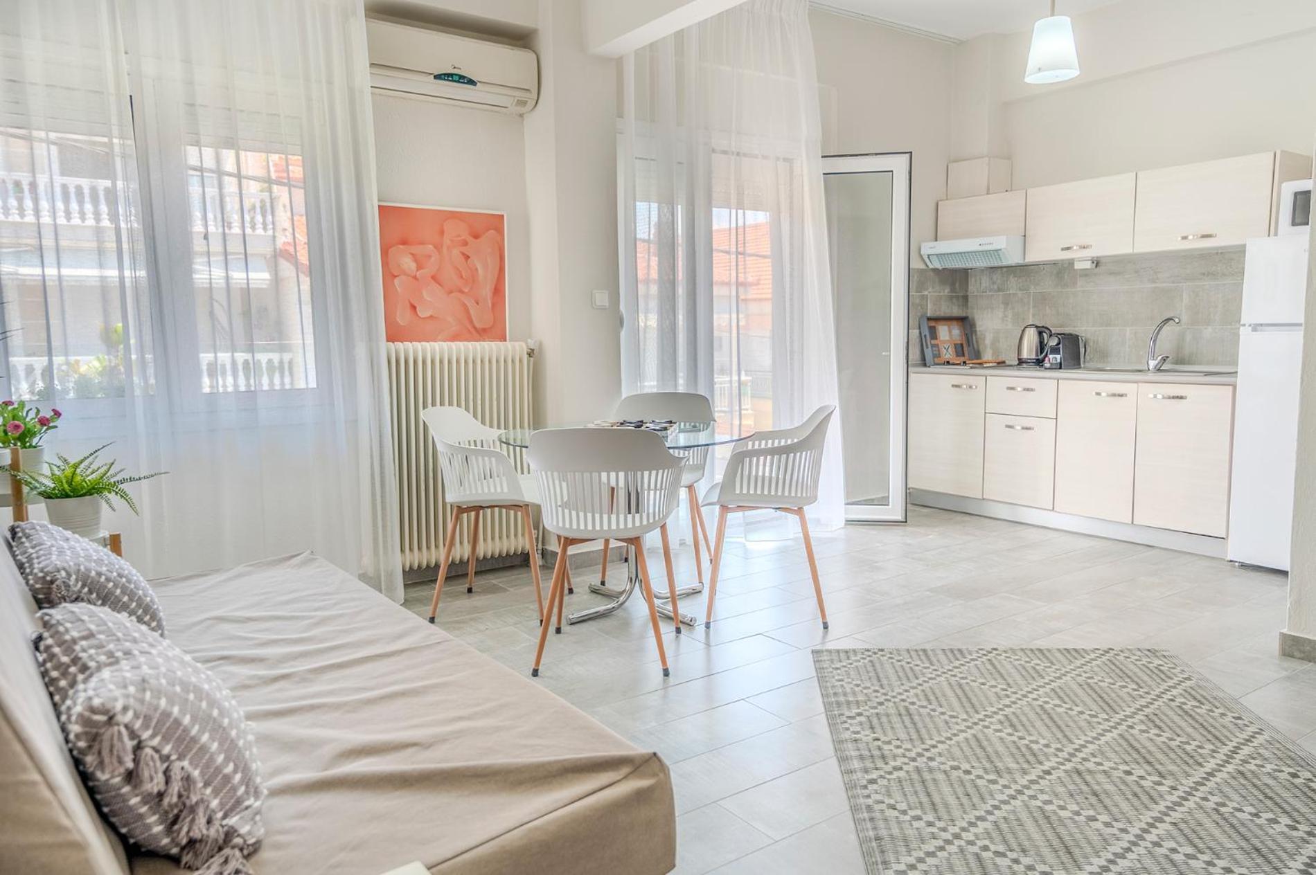 Evangelia Rooms & Apartments - A Asprovalta Esterno foto